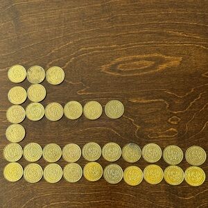 Gold Game Tokens – Chuck E. Cheese